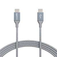 Basics Double Braided Nylon USB Type-C to Type-C