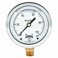 Winters 2-1/2" Dial Size, Liquid Filled