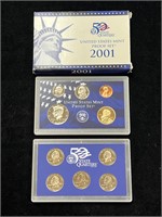 2001 US Mint Proof Set in Box