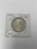1967 Canadian Silver Half Dollar