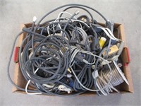 Box of Misc Cables & Wires