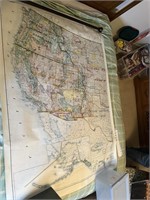LARGE MAP READY TO FRAME