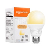 Basics Smart 7.5 Watt A19 Dimmable LED Light