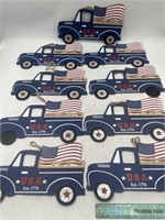 NEW Lot of 9- Patriotic Wall Sign