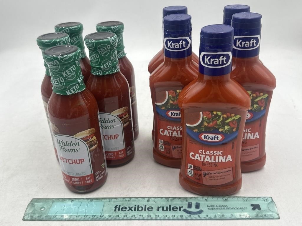 Lot of 10- Dressing & Condiments