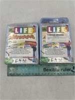 NEW Lot of 2-2ct Card Games Life & Yahtzee