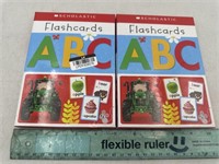 NEW Lot of 2- Scholastic ABC Learning Flash Cards