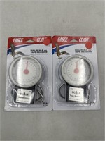 NEW Lot of 2- Eagle Claw Dial Scale & Tape Measure