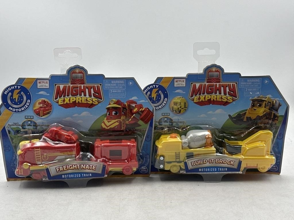 NEW Lot of 2- Mighty Express Freight Nate & Build
