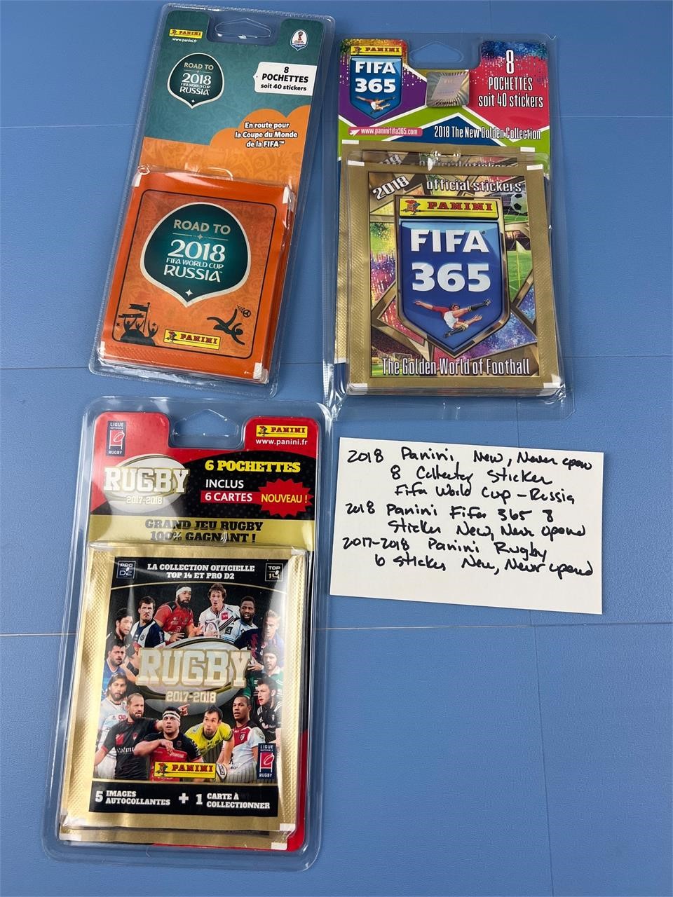 NOS PANINI RUGBY SEALED STICKERS