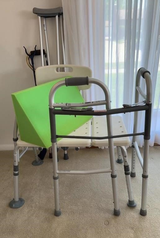 Crutches,Canes, Wedge, Shower Bench,Walker