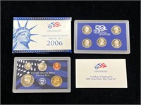 2006 US Mint Proof Set in Box with COA