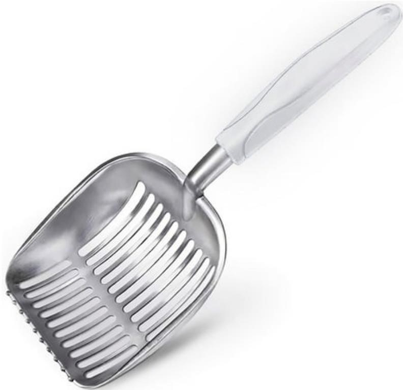NEW Jumbo Cat Litter Scoop All Metal End-to-End