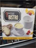 Starfrit Gourmet Bistro Bell Butter Crock, White