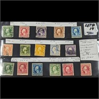 Lot Of 16 General Issue US Used Stamps From