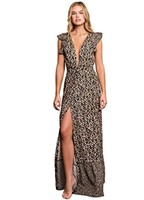 Maaji Womens Long Dress, Maaji Jaguar Dots