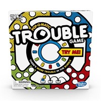 Hasbro Gaming Trouble Board Game for Kids Ages 5