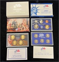 2007 US Mint Proof Set in Box with COA