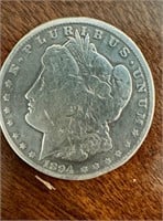 1894 Morgan Silver Dollar New Orleans