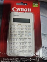 Canon F-605G Scientific Calculator White
