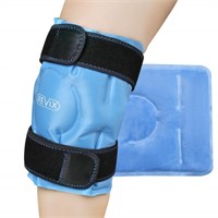 REVIX Knee Ice Pack Wrap for Injuries Reusable,