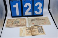 WWI GERMAN MONEY 1910 / 1923