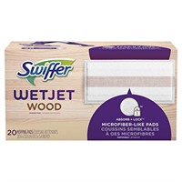 Swiffer Wetjet Wood Mopping Cloth Refills, 20