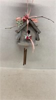 Bird house wind chime
