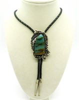 Bolo Tie - Handcrafted 925 Chalcedony