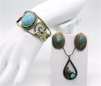 Sterling & Turquoise Set