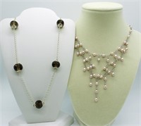 Sterling Natural Stone Necklaces