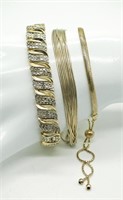 925 Gold Tone Bracelets