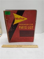 1961 Mopar Passenger Car Parts List