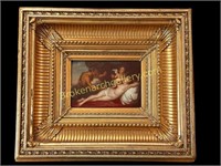 19th Century Neoclassical Oil on Panel