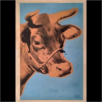 Andy Warhol Whitney Museum Offset Lithograph Backe