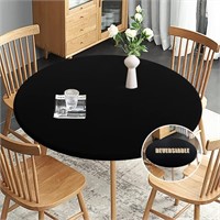 Obstal Fitted Round Table Cloth, Reversible