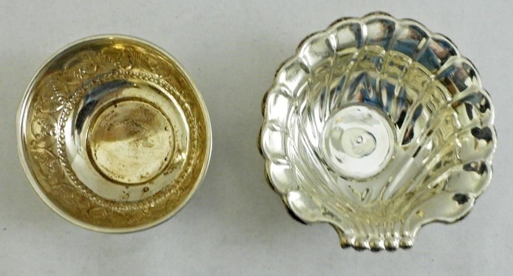 (2)SILVER PLATED DISHES