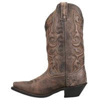 Laredo Women's Access Western Boot, Black/Tan,