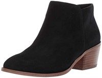 Essentials Women's Ankle Boot, Black Microsuede,