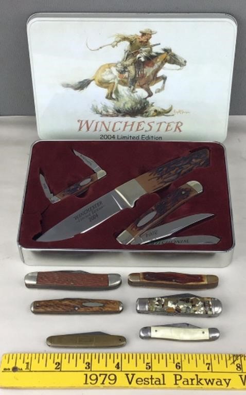 Lot of Pocket Knives including 2004 Winchester