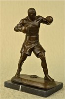 BRONZE MIKE TYSON HEAVY WEIGHT BOXING SCULPTURE