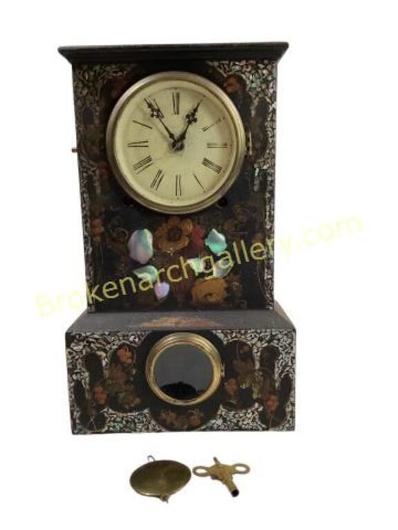 Ansonia Iron Front Shelf Clock