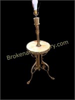 Victorian Brass Floor Lamp,