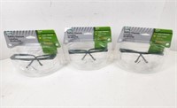 NEW MSA Safety Works Clear Safety Glasses (x3)