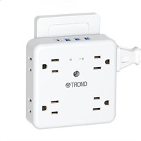 TROND Multi Plug Outlet Extender with USB, 8