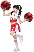 Red Cheerleading Costume for Big Girls Pleated