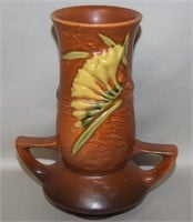 Roseville Pottery 119-7 Freesia Double Handle Vase