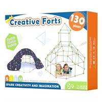 Fort-Building-Kit-for-Kids -130Pcs-Creative Fort