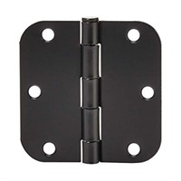 Basics Rounded 3.5 Inch x 3.5 Inch Door Hinges,
