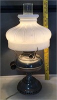 Electrified Bradley & Hubbard Oil Lamp